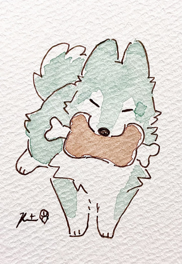 ミニ原画にく