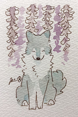 ミニ原画ふじ