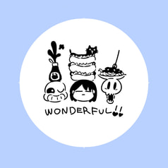 頭に積み上げ缶バッジ Sans/Papyrus/Frisk