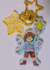 星空アクリルキーホルダー　フリスク