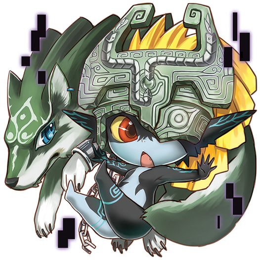 ミドナ両面アクリルキーホルダー
