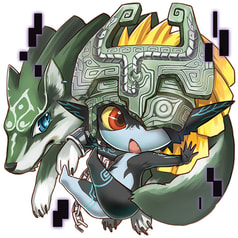 ミドナ両面アクリルキーホルダー
