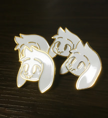 Asrielピンバッチ