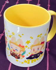 うさぎソーのマグカップ