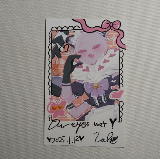 Valentinoチェキ風カード