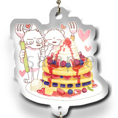 アクリルチャーム：パンケーキ