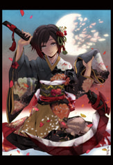 RWBY和装ポストカード-Ruby