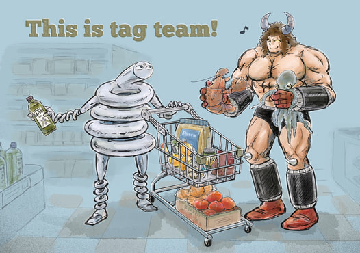 This is tag team!