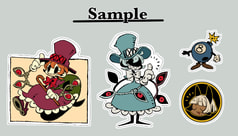 スカルガールズシールセット