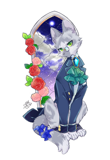 窓と猫暁