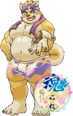 アクリルキーホルダー　武蔵