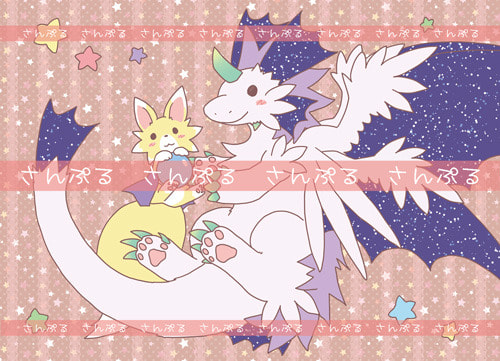 もふもふヴァルこんハーフブランケット