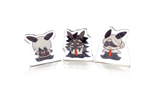 黒兎ミニアクスタセット