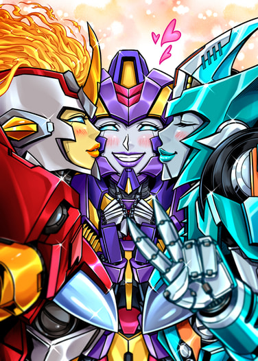 キス自撮り風ポストカード