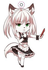 オスケモキーホルダー（メイドシイナ）
