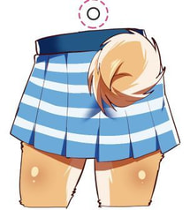 お尻キーホルダー（なつき）