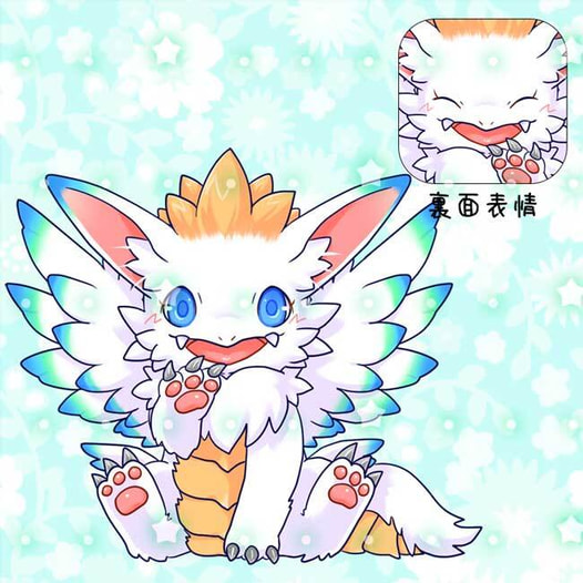 7cmアクリルキーホルダー：もふもふラムコ