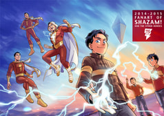 2014-2015 Fan Art of SHAZAM! and the other Heroes