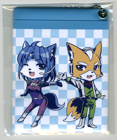 フォックスとクリスタルのカードケース