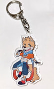 UTAU獣人グッズ 紅鏡緋色 アクリルキーホルダー