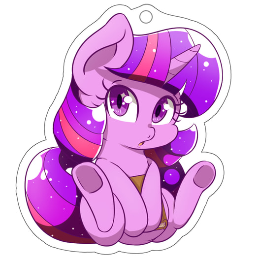 MLPおすわりキーホルダー　トワイライトスパークル
