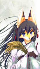 稲荷タペストリー
