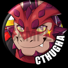 東京放課後サモナーズ 「クトゥグァ」キャラクター缶バッジ