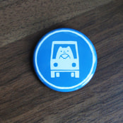 イヌ専用道路缶バッジ