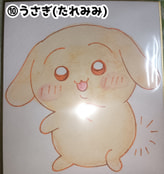 ちいかわ色紙(⑩うさぎ・たれみみ)