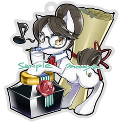 アクリルキーホルダー　インクウェル