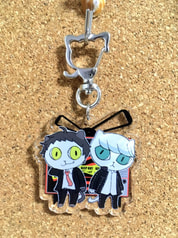 猫足立＆主人公キーホルダー