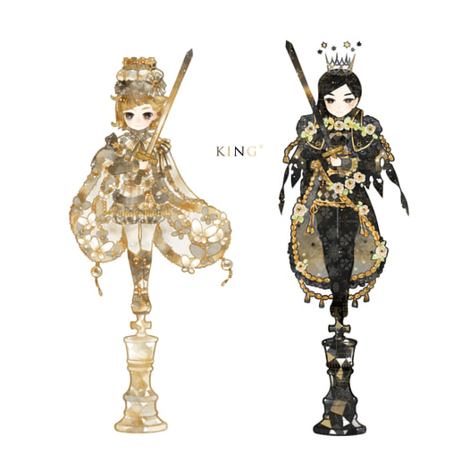 チェス駒キャラクターデザイン本