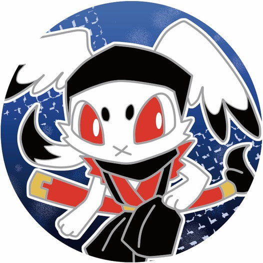 雷蔵缶バッジ