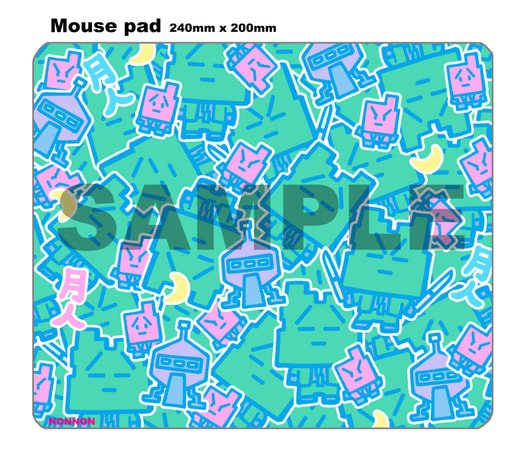Mooninites mouse pad