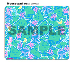Mooninites mouse pad