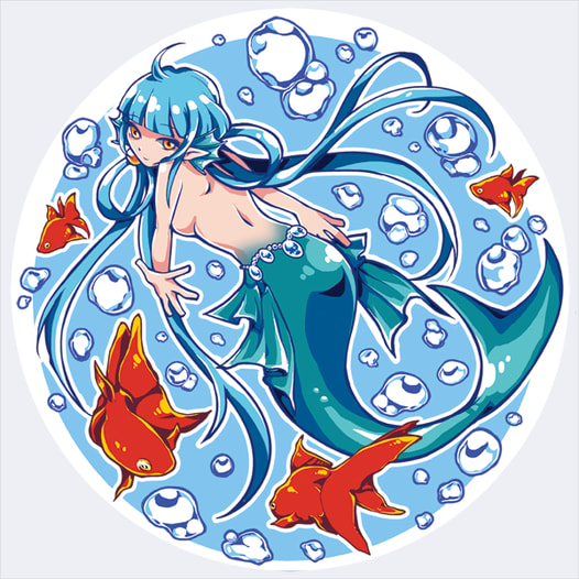 人魚ちゃんキーホルダー