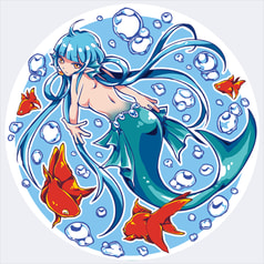 人魚ちゃんキーホルダー
