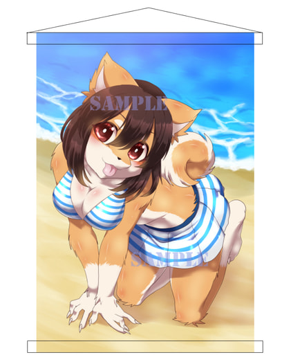 柴犬姉さんタペストリー