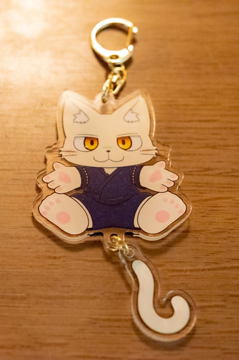 ララビーしっぽアクリルキーホルダー