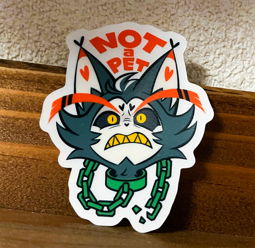 ステッカー　not a pet