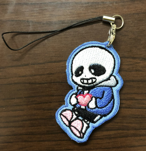 サンフリ刺繍ストラップ