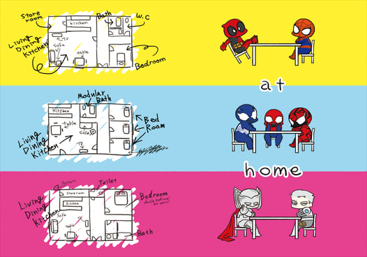 at home
