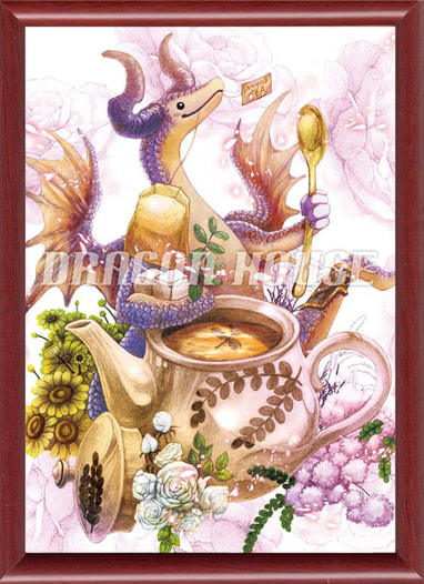 ティーポットドラゴン枠入ポスター