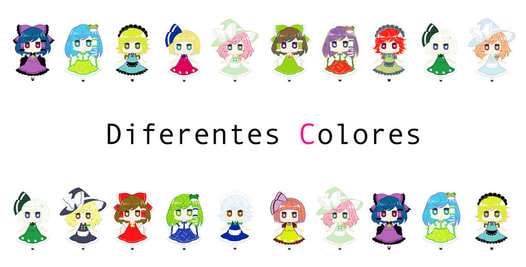 Diferentes Colores