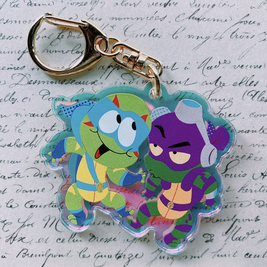 TWINS acrylic keychain