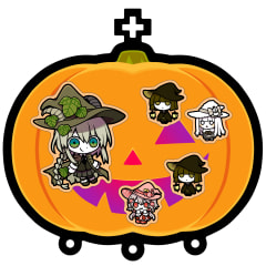 ハロウィンシャカシャカアクキー　カーニバル・ウィッチ