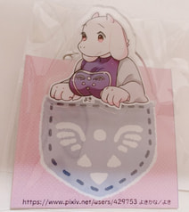 アクリルバッチクリップトリエル