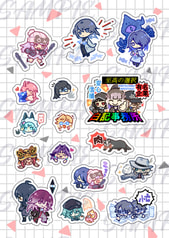 きょくちょーとコンビクトのシール