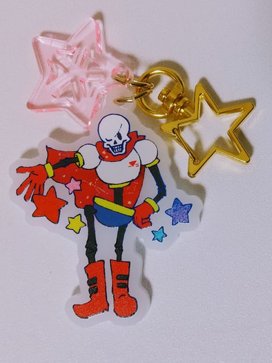 星空アクリルキーホルダー　パピルス