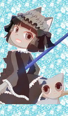 猫の死神タペストリー